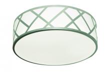 AFX Lighting, Inc. HVNF17LAJUDSN-MSBB - HAVEN 17'' FLUSHMOUNT LED 30W 120-277V-Satin Nickel