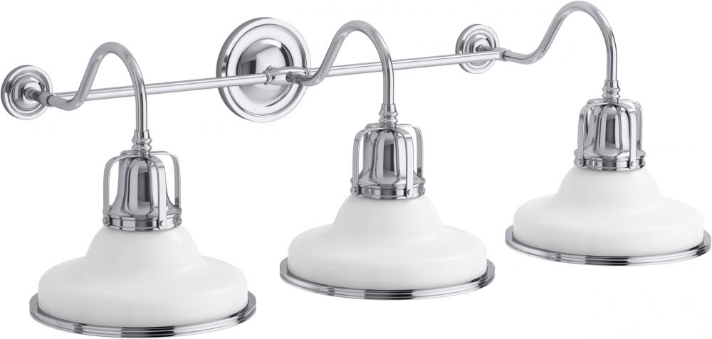 HAUKSBEE™ 3 LIGHT DOUBLE BELL SCONCE