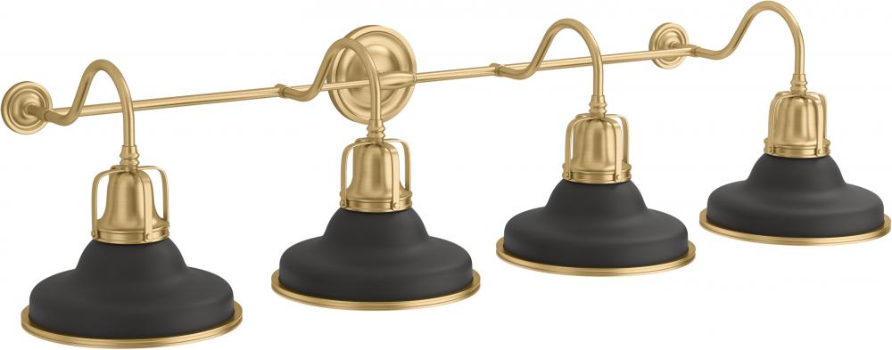HAUKSBEE™ 4 LIGHT DOUBLE BELL SCONCE