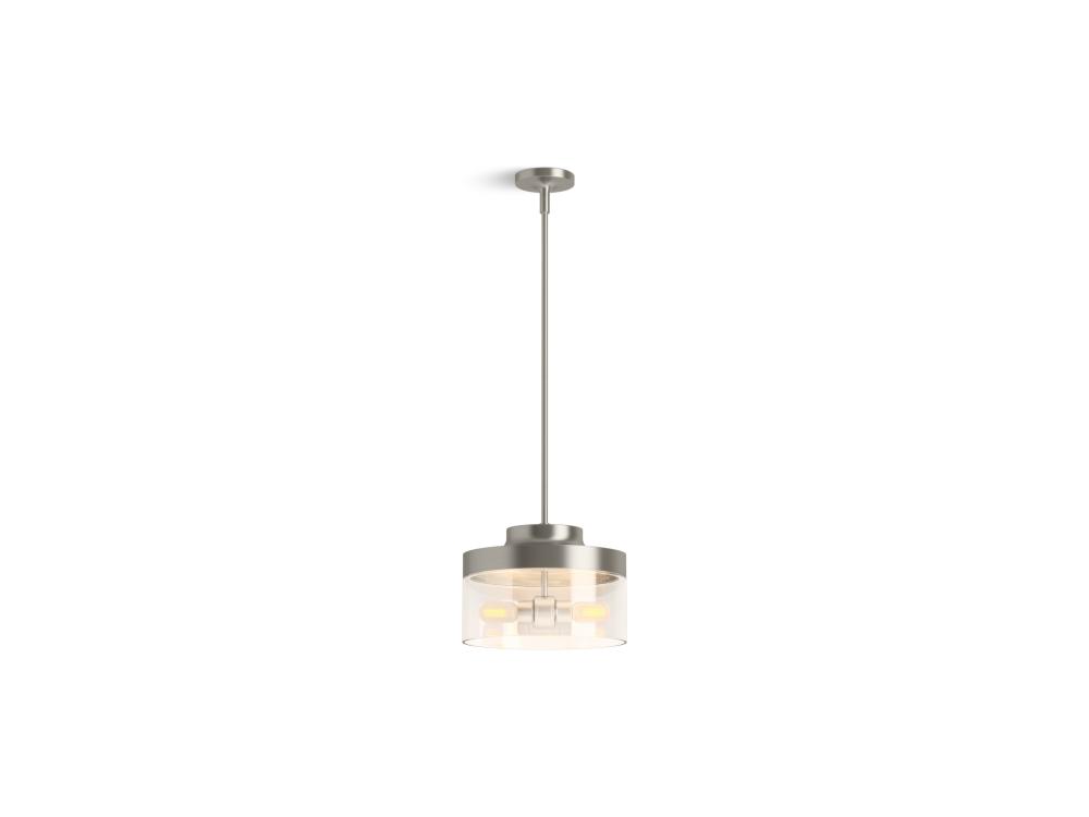Purist 12-1/2 in. Two-Light Pendant