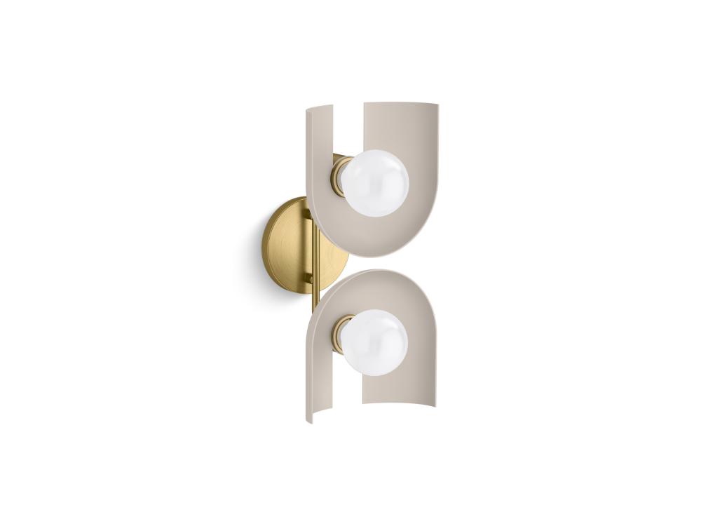 Jabot Two-Light Sconce