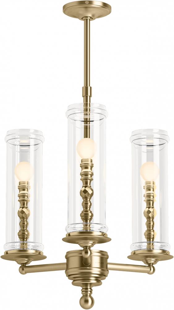 DAMASK® 3 LIGHT CHANDELIER