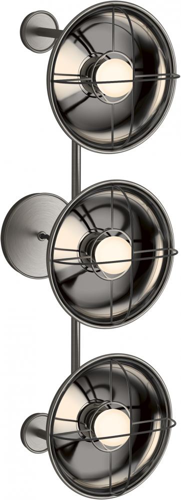 MODERN FARM 3 LIGHT SCONCE