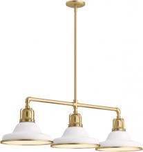 Kohler Lighting 32292-CH03-WGL - HAUKSBEE™ 3 LIGHT LINEAR CHANDELIER