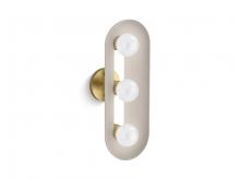 Kohler Lighting 31784-SC03-SLG - Jabot Three-Light Sconce