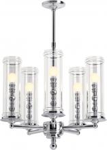 Kohler Lighting 23347-CH05-CPL - DAMASK® 5 LIGHT CHANDELIER