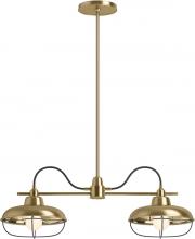 Kohler Lighting 23660-CH02-BGL - MODERN FARM 2 LIGHT LINEAR CHANDELIER