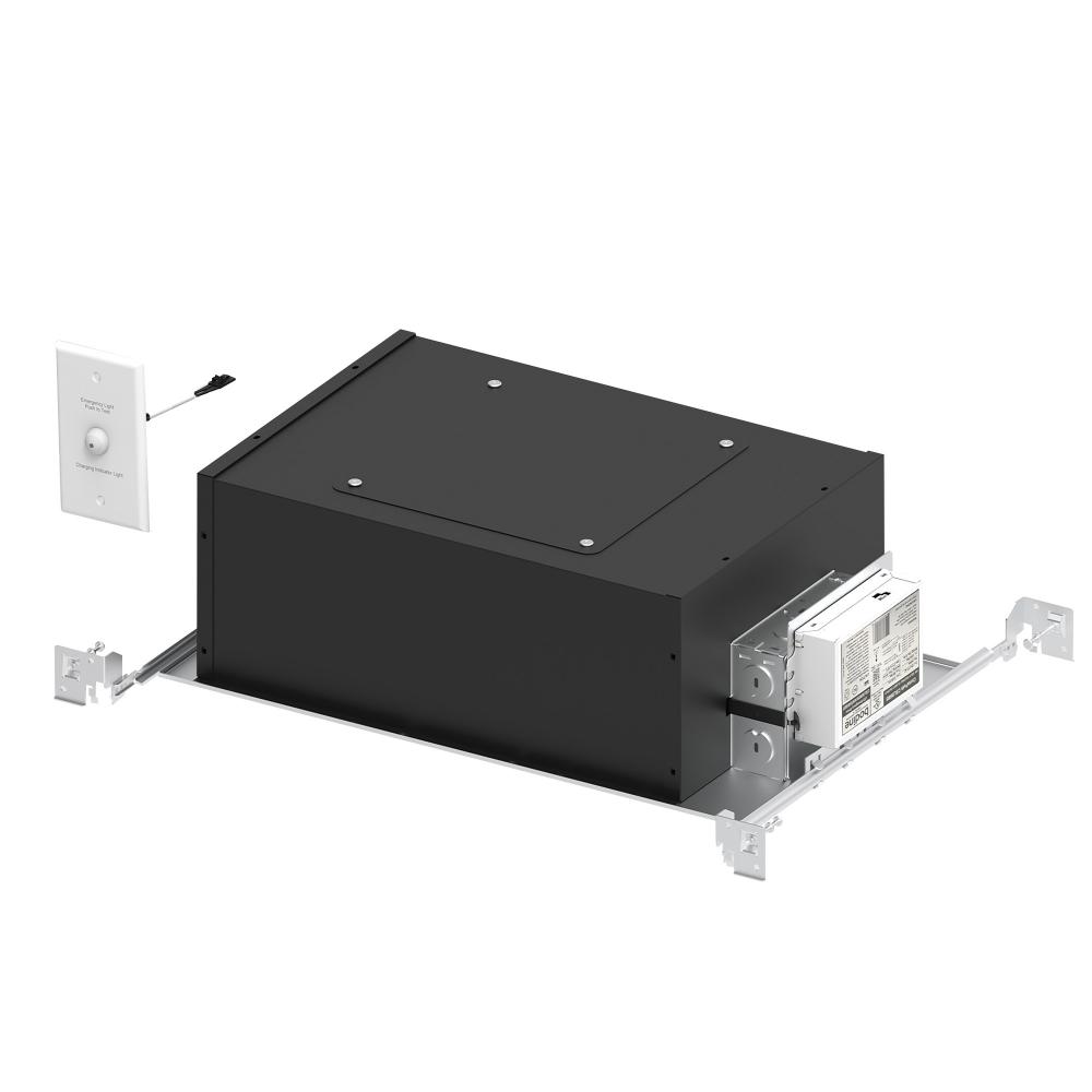 2" Iolite LED Dedicated Chicago Plenum New Construction Housing w/ EM Driver, 20W, 120V-277V