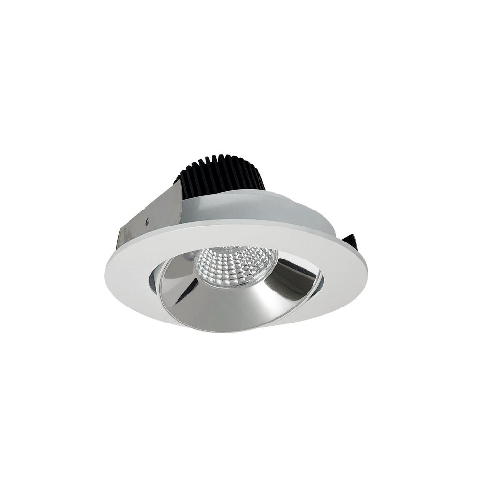 4" Iolite LED Round Adjustable Cone Reflector, 800lm / 14W, Comfort Dim, Specular Clear