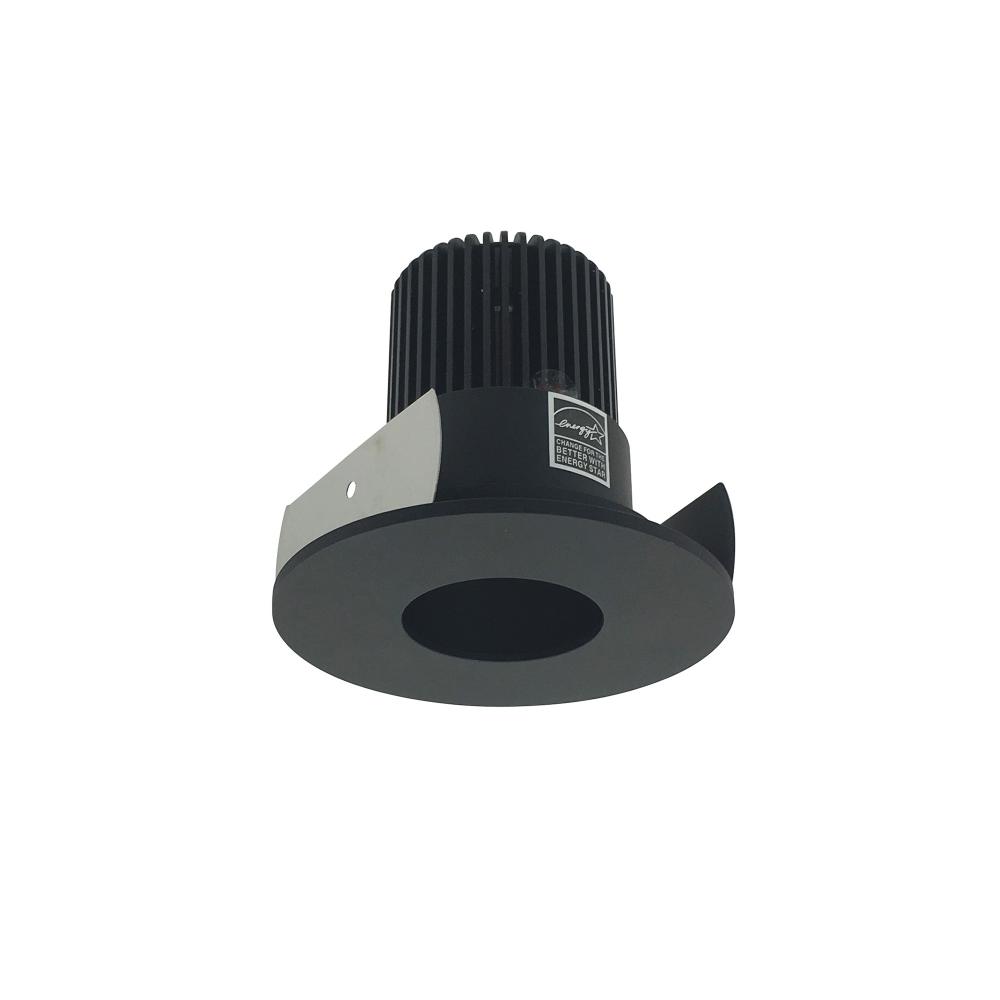 2" Iolite LED Round Pinhole, 10-Degree Optic, 700lm / 12W, 3500K, Black Pinhole / Black Flange