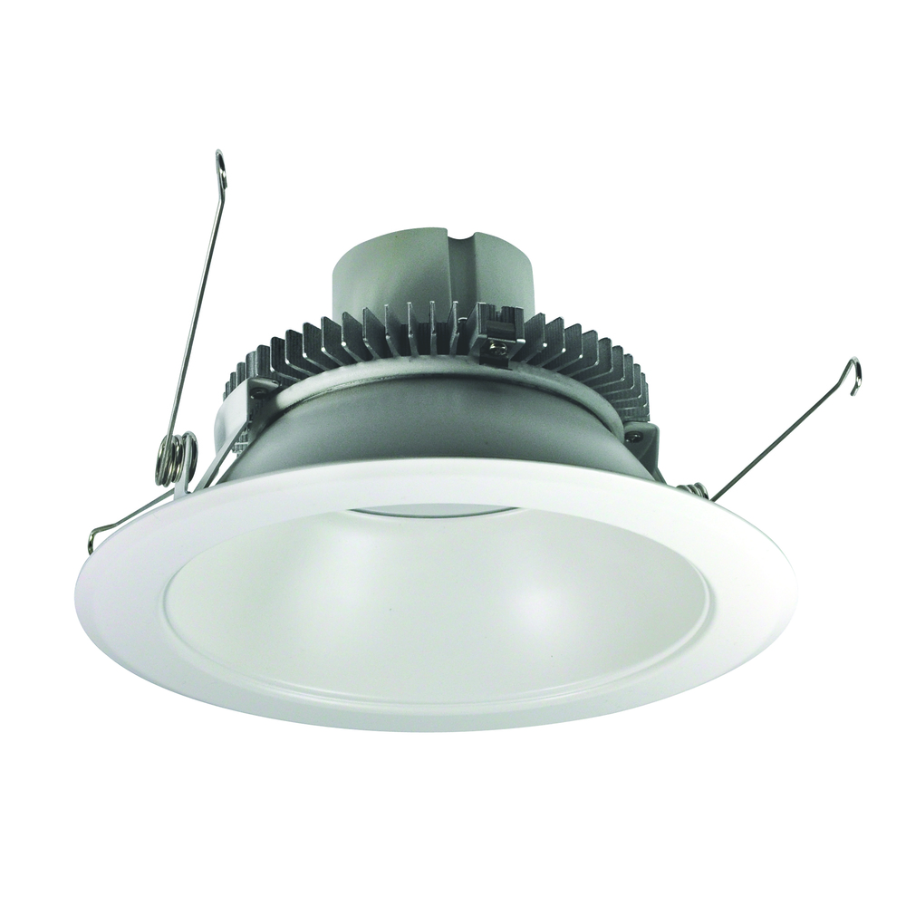 6" Cobalt Click Round Retrofit Reflector, 1000lm / 12W, 2700K, White Reflector / White Flange