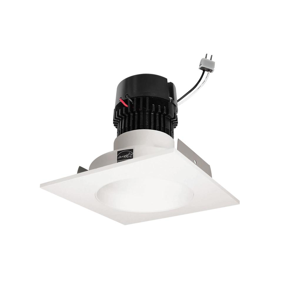 4" Pearl Low Voltage LED Square Retrofit Reflector with Round Aperture, 700lm / 11W, Comfort