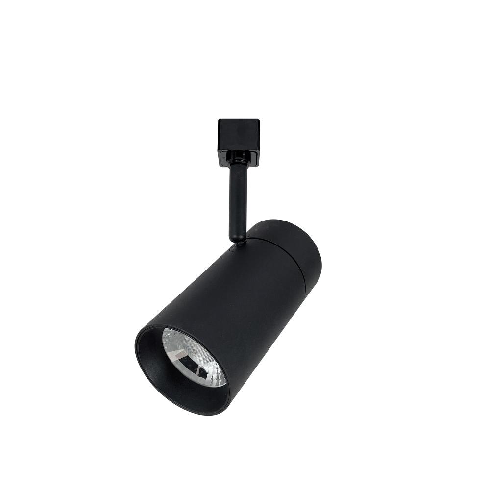 MAX LED Track Head, 2450lm / 25W, 4000K, Flood optic, Black finish, L-Style