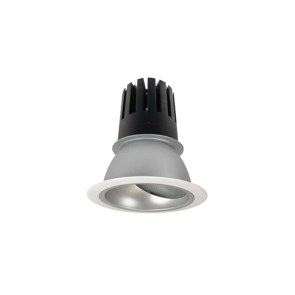 4" Sapphire III Round Wall Wash Reflector, 2500lm, 4000K, Narrow Flood Optic, Diffused Clear