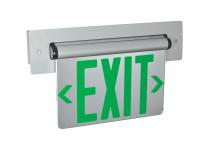 Nora NX-814-LEDG2MA - EXIT REC ADJ 2C 2F GRN/MIR ALU