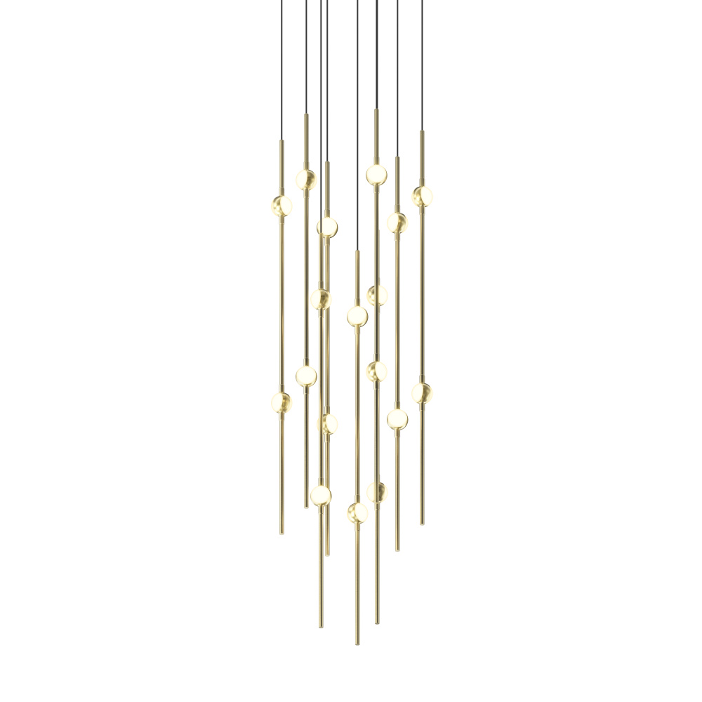 Aries 12" Round LED Pendant w/20' Cords