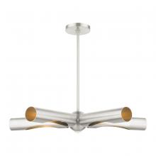 Livex Lighting 45895-91 - 5 Lt Brushed Nickel Chandelier