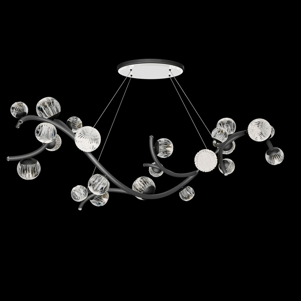 Audacity LED 3000K/3500K/4000K/5000K Indoor Hanging Lighting in French Gold with Radiance® Crysta