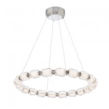 Schonbek Forever SJ4323-701R - Seduction 20 Light 120-277V LED Circular Pendant in Polished Nickel with Clear Radiance Crystal