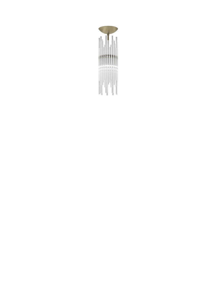 Diadema Spotlight P Crystal Matt Bronze 2 G9 UL