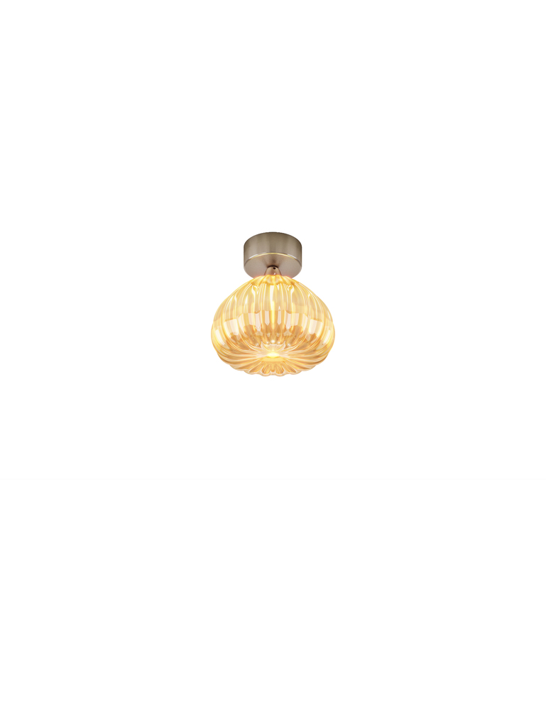 Diamante Spotlight Amber Satin Nickel L32dd UL