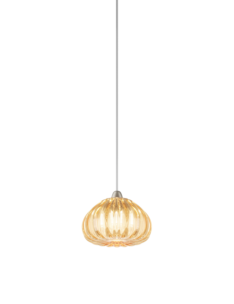 Diamante Suspension P Amber Satin Nickel L22bb UL