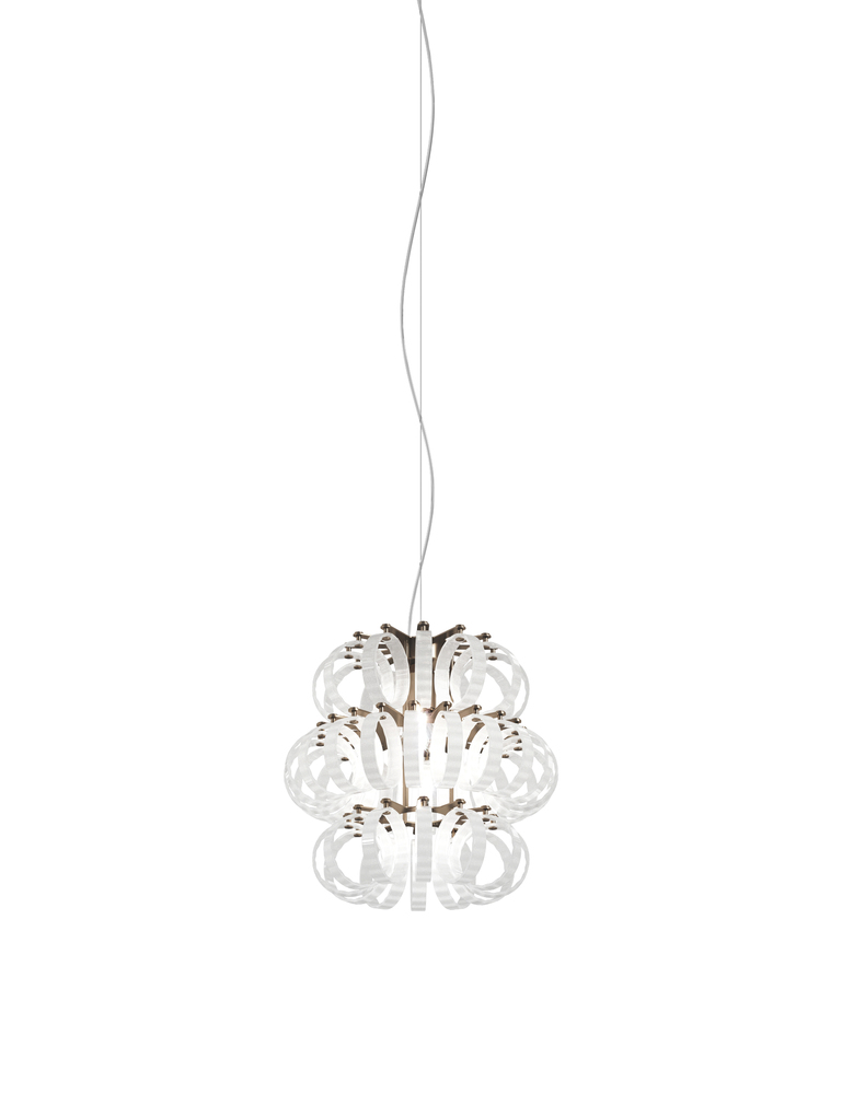 Ecos Suspension 35 White Striped Matt Bronze 2 E26 UL