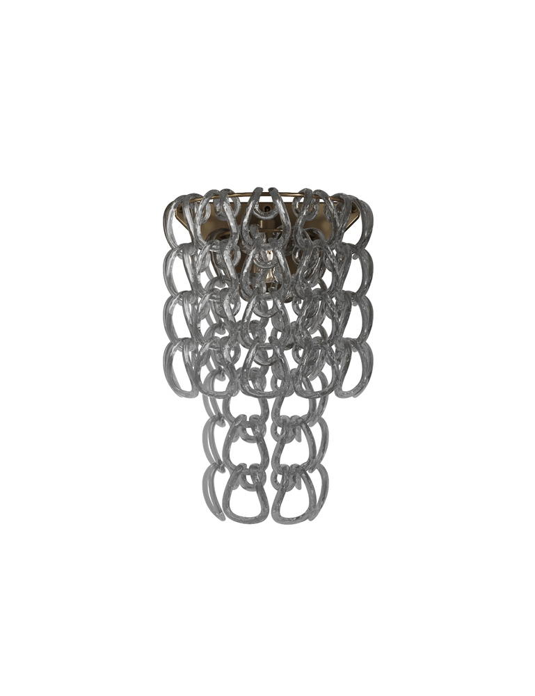 Giogali Wall Lamp Crystal Smoky Matt Bronze 1 E12 UL