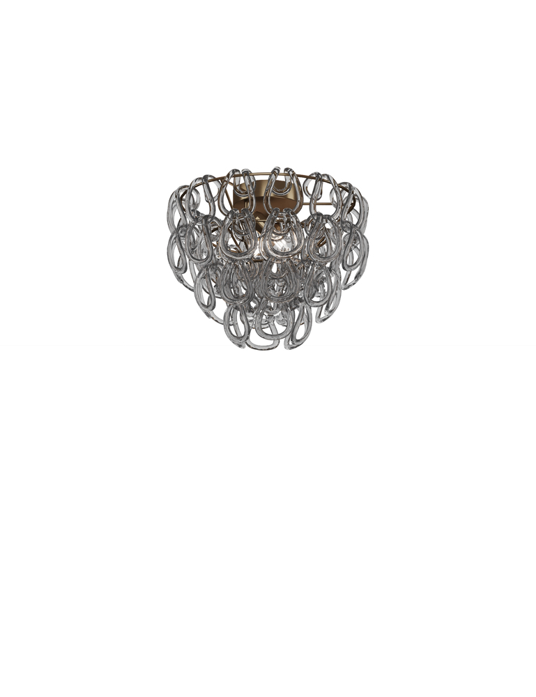 Giogali Ceiling Lamp 40 Crystal Smoky Matt Bronze 1 E26 UL 1