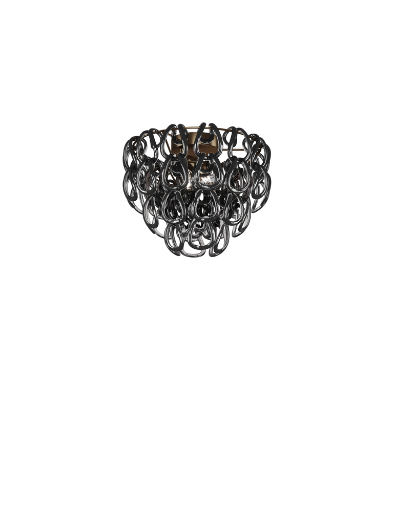 Giogali Ceiling Lamp 40 Black Matt Bronze 1 E26 UL 1