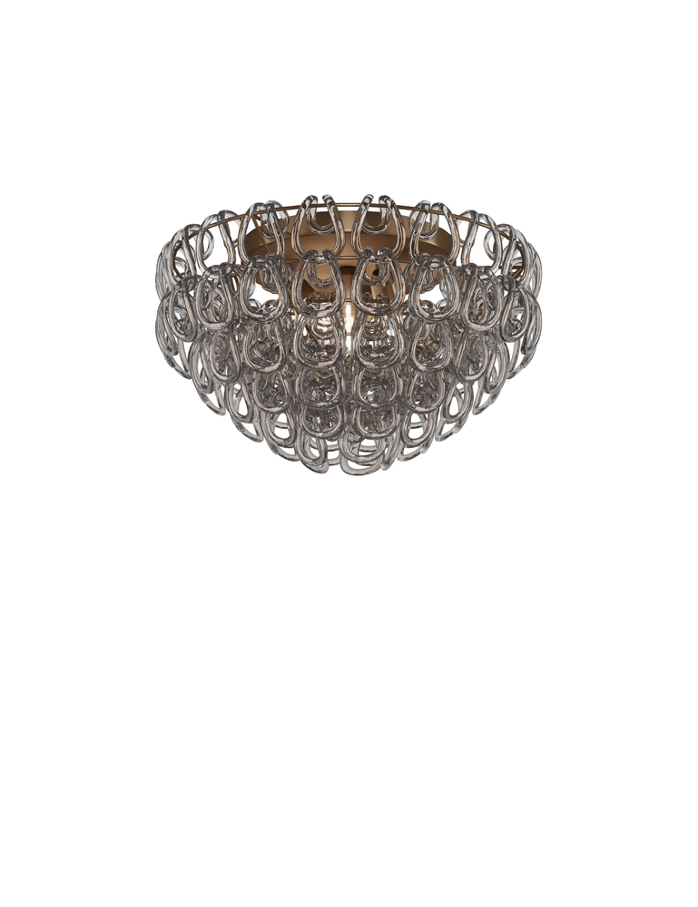 Giogali Ceiling Lamp 60 Crystal Smoky Matt Bronze 1 E26 UL 1