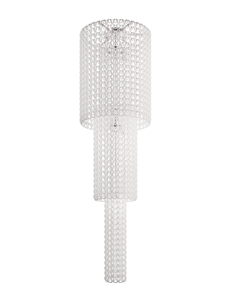 Giogali Ceiling Lamp Ca1 White Glossy Chrome E26 UL