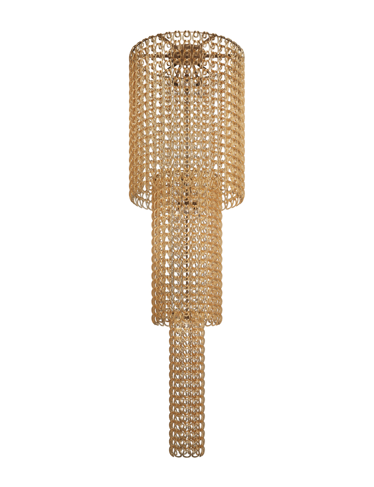Giogali Ceiling Lamp Ca1 Crystal Amber Matt Bronze 1 E26 UL