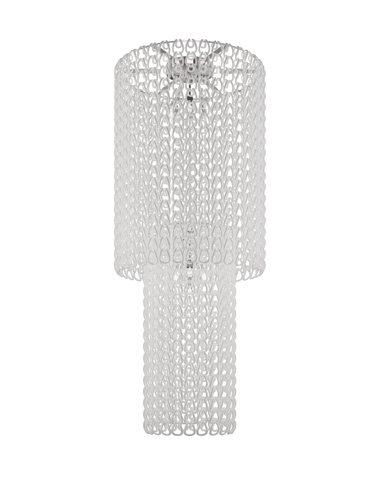 Giogali Ceiling Lamp Ca2 White Glossy Chrome E26 UL