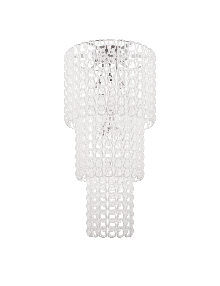 Giogali Ceiling Lamp Ca3 White Glossy Chrome E26 UL