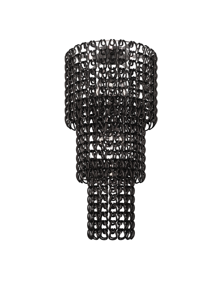 Giogali Ceiling Lamp Ca3 Black Glossy Chrome E26 UL