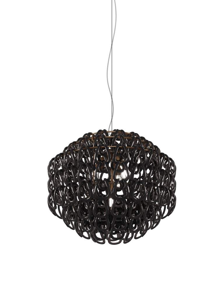Giogali Suspension 65 Black Matt Bronze 1 E26 UL