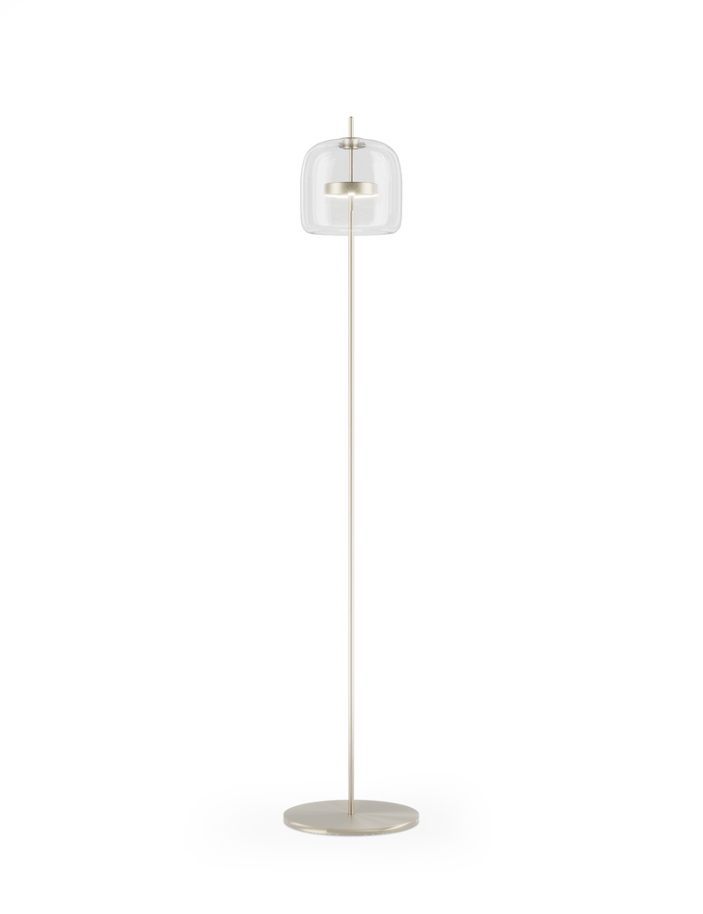 Jube Floor Lamp P Crystal Transparent Matt Steel L2415 UL
