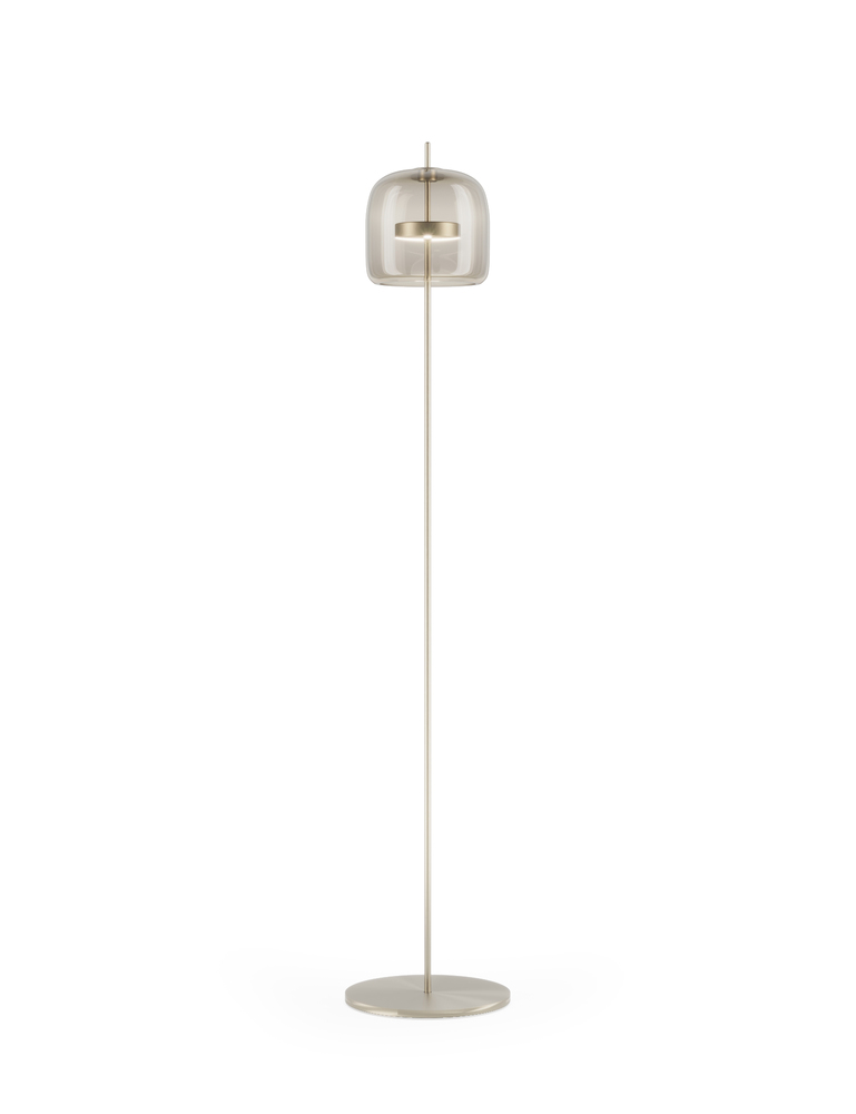 Jube Floor Lamp P Smoky Transparent Matt Steel L3415 UL