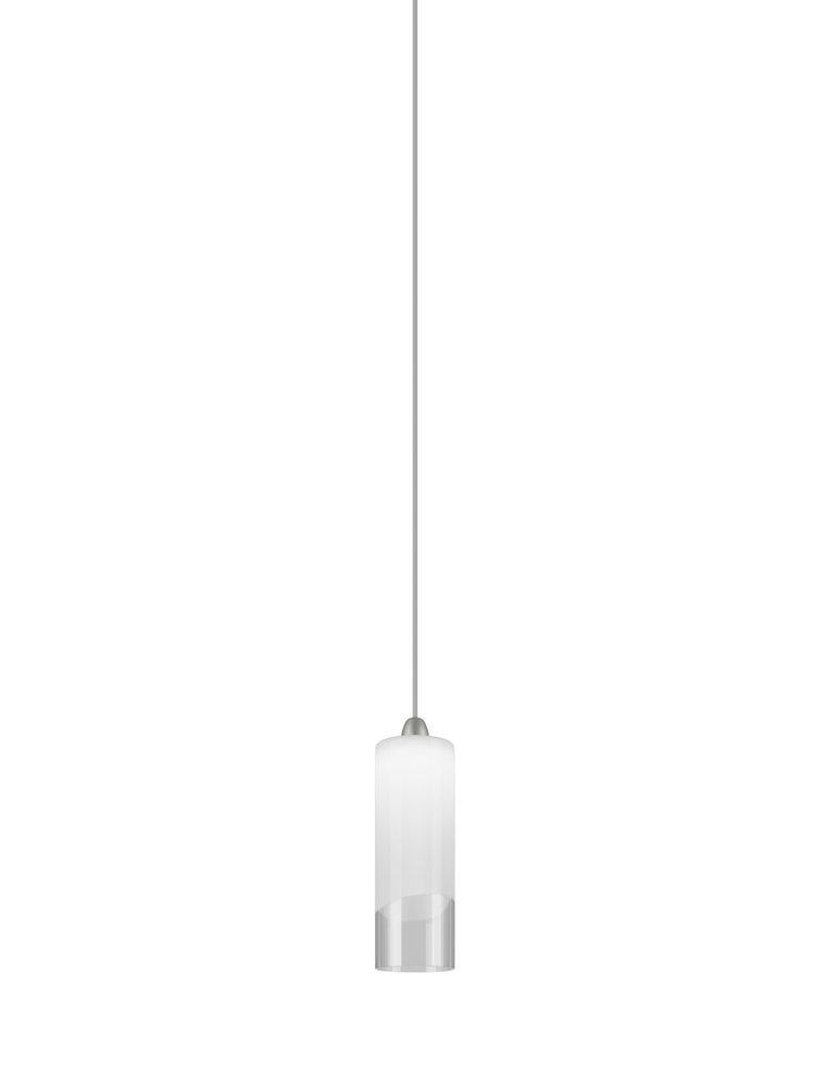 Lio Suspension 1p Crystal White Satin Nickel L32aa UL
