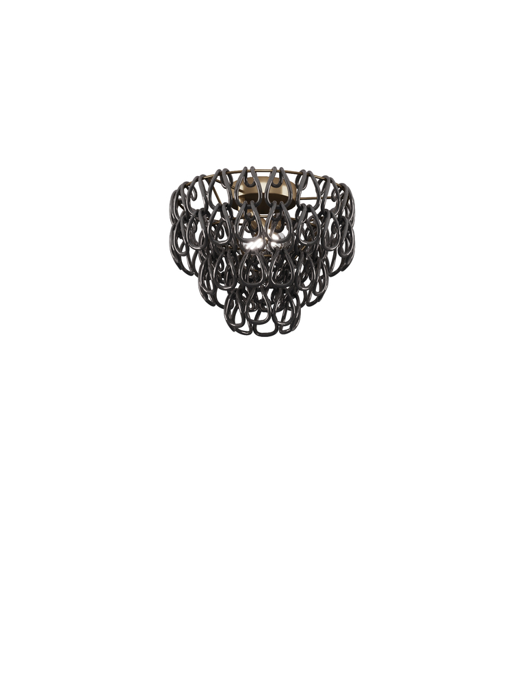 Minigiogali Ceiling Lamp 40 Black Matt Bronze 1 E26 UL 1
