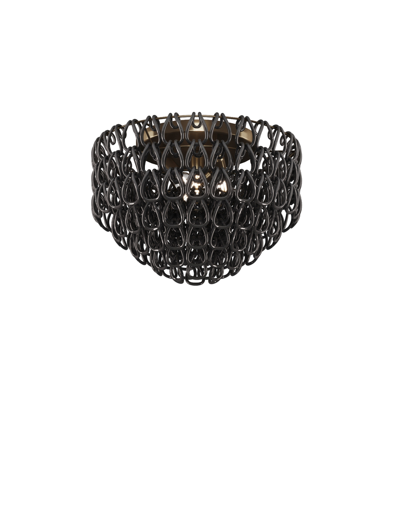 Minigiogali Ceiling Lamp 60 Black Matt Bronze 1 E26 UL 1