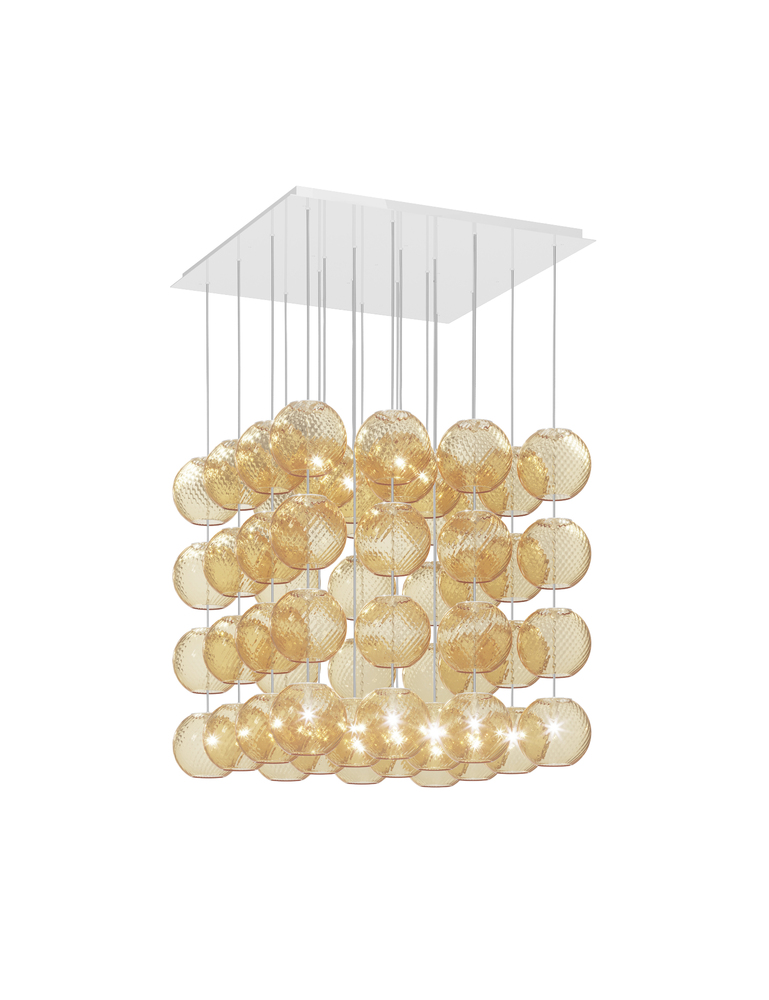 Oto Suspension Cub Amber Striped Glossy White G9 UL