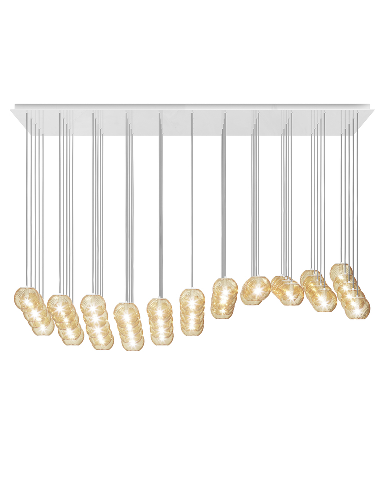 Oto Suspension Fc Amber Striped Glossy White G9 UL