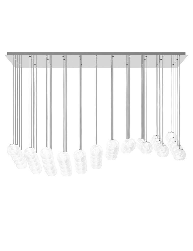 Oto Suspension Fc White Striped Mirrored Steel G9 UL