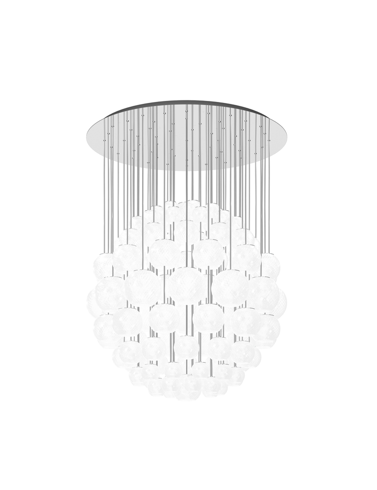 Oto Suspension Sph White Striped Mirrored Steel G9 UL