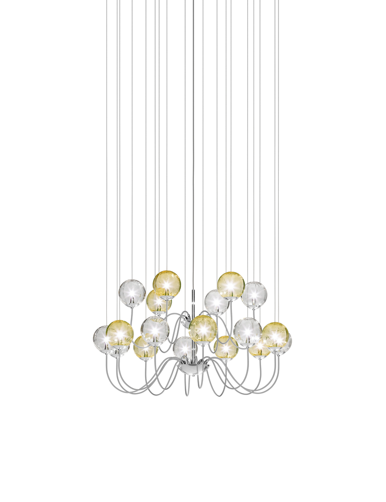 Puppet Suspension 18p Multicolor 2 Glossy Chrome G9 UL