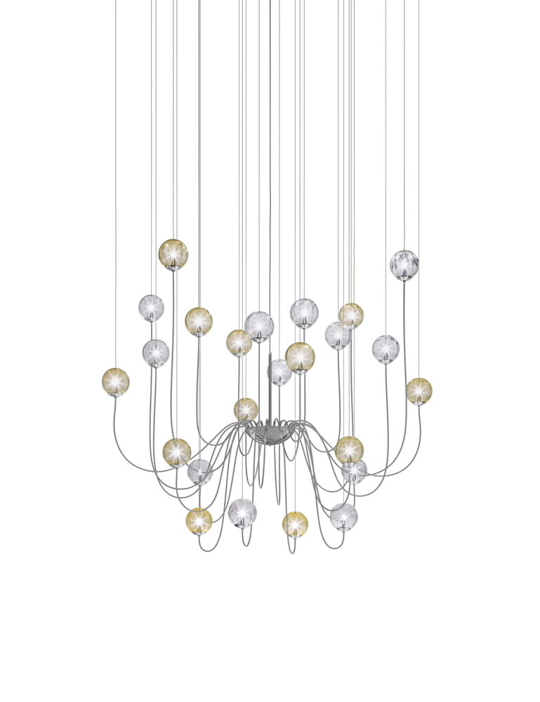Puppet Suspension 24p Multicolor 2 Glossy Chrome G9 UL