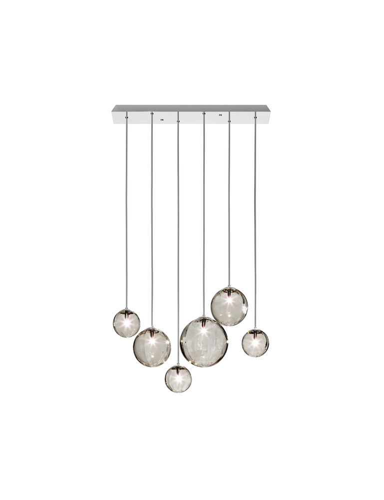 Puppet Suspension L6 Smoky Transparent Glossy Chrome G9 UL