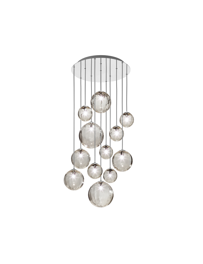 Puppet Suspension R12 Smoky Transparent Glossy Chrome G9 UL